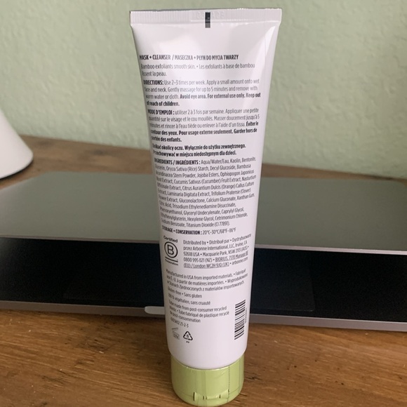 Arbonne Cell Exfoliating Mask + Cleanser with Bamboo - Picture 2 of 3